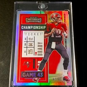 Tom Brady 2020 Contenders Championship Ticket /99